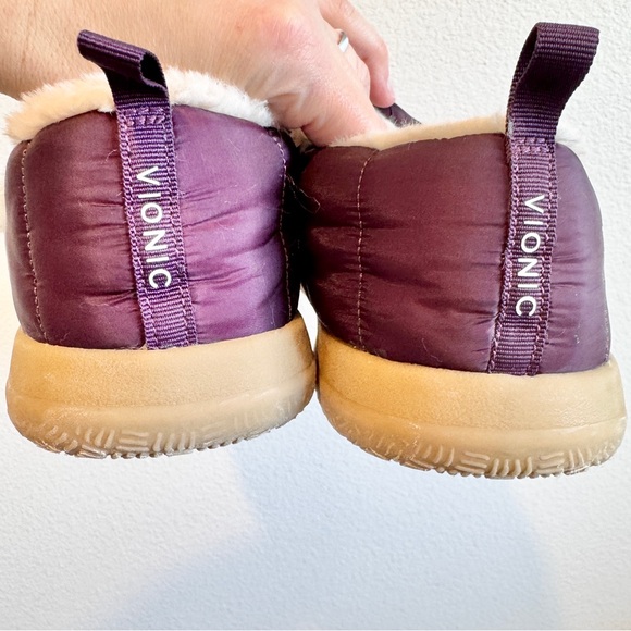 Vionic Tranquil Cozycore Puffer Faux Fur Supportive Slip On Slippers Womens 10 - Picture 6 of 9